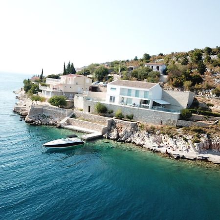 Villa Basthel Direct Aan Zee ,Verwarmd Zwembad En Sauna Barić Draga Εξωτερικό φωτογραφία
